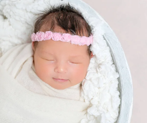 Sladké spící novorozeně — Stock fotografie