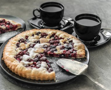 Ahududu kek, krepteki