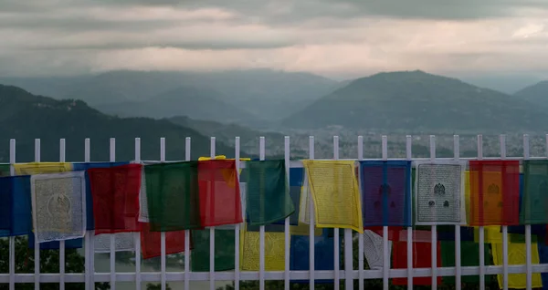 Pagode de la Paix Mondiale sur la colline Ananda à Pokhara — Photo