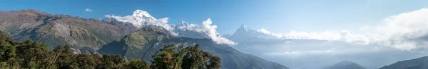 Panoramic view of Himalayas, Nepal — Stock Photo, Image