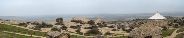 Gobustan Ulusal Parkı, Azerbaycan 'da kaya oluşumları — Stok fotoğraf