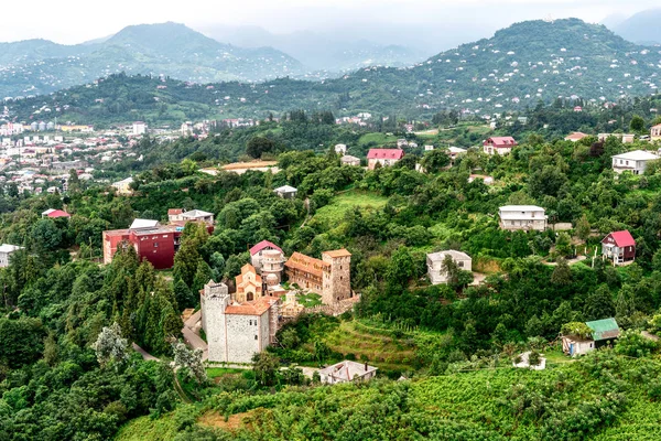 Вид на замок на зелених пагорбах, Батумі, Грузія — стокове фото