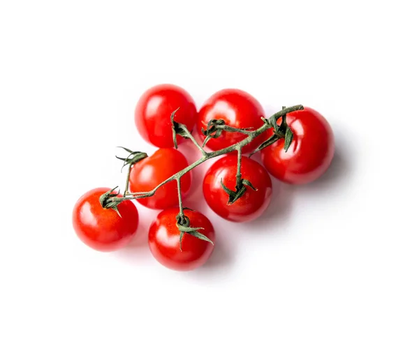 Rode Rijpe tomaten op witte achtergrond — Stockfoto