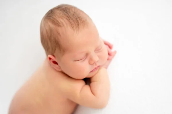 Cute newborn dreaming — Stock Photo, Image