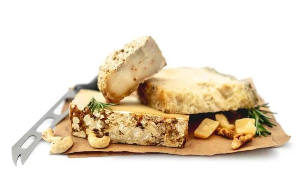 Heerlijke ambachtelijke kaas — Stockfoto