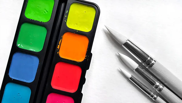Drawing tools for paint — Stock Photo, Image