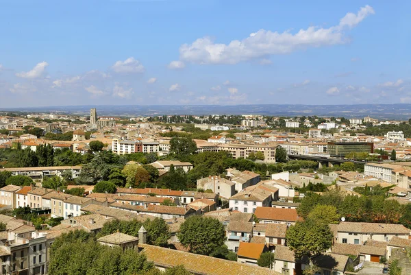 Panorama of Carcassonne lower town — Stock Photo, Image