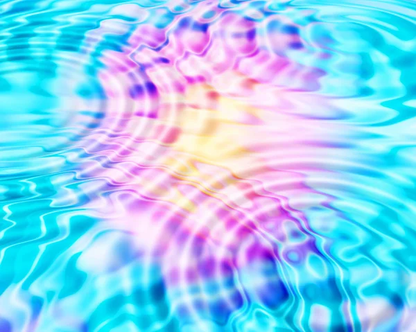 Fondo colorido con patrón de ondas circulares abstractas — Foto de Stock