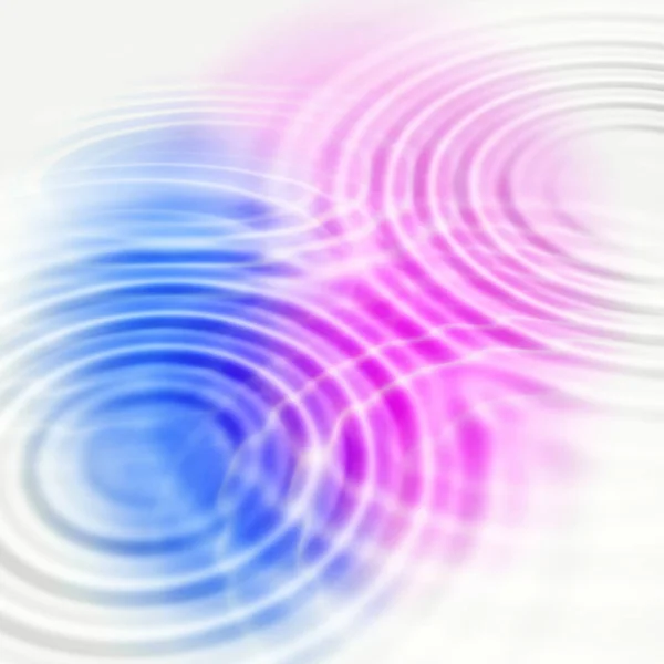 円形の波紋パターンと抽象的な背景 — ストック写真