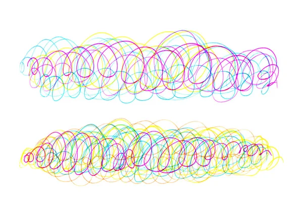 Sfondo astratto con luminoso pasticcio colorato e modello vortice — Foto Stock