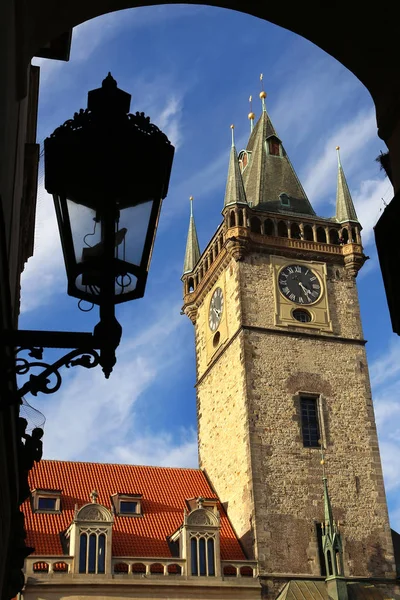 Town Hall Tower (Staromestska Radnice), Praga, Chech república — Fotografia de Stock