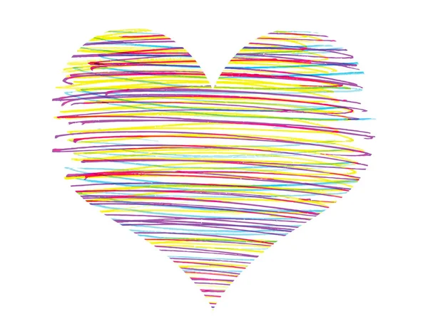 Vector abstract heart — Stock Vector