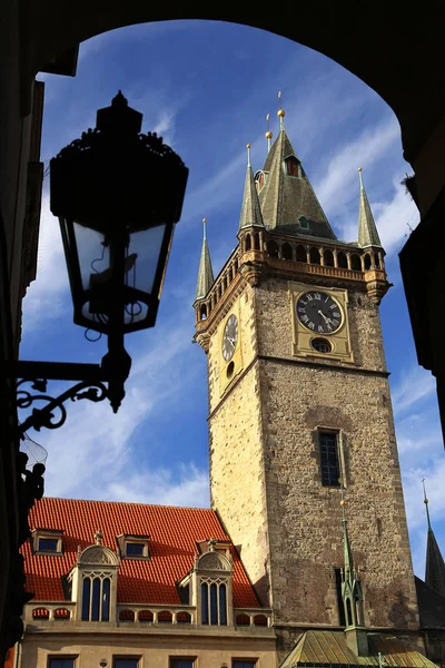 Town Hall Tower (Staromestska Radnice), Praga, Chech república — Fotografia de Stock