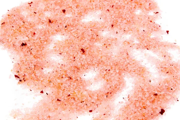 Sea Salt Bath with additives isolated on white background — Stock Photo, Image