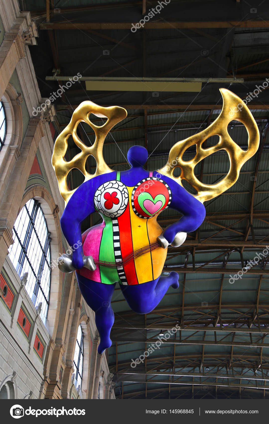 Schutzengel, Hauptbahnhof, Zürich hb, Schweiz ...