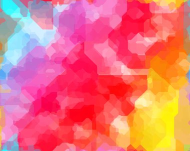 Soyut Dikişsiz renkli benekli desen