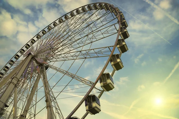De Big Wheel in Parijs, Frankrijk — Stockfoto