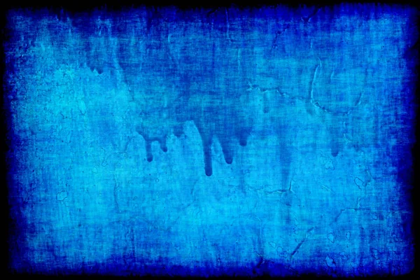 壁を塗った青いグランジ — ストック写真