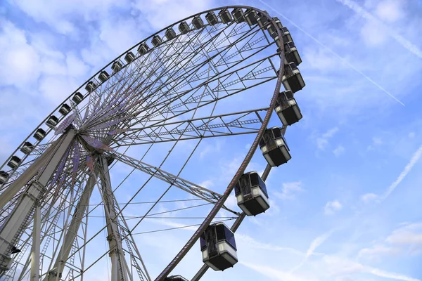 Büyük tekerlek Paris, Fransa — Stok fotoğraf