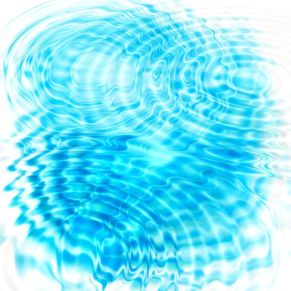 抽象的な青い円形の水を波紋します。 — ストック写真