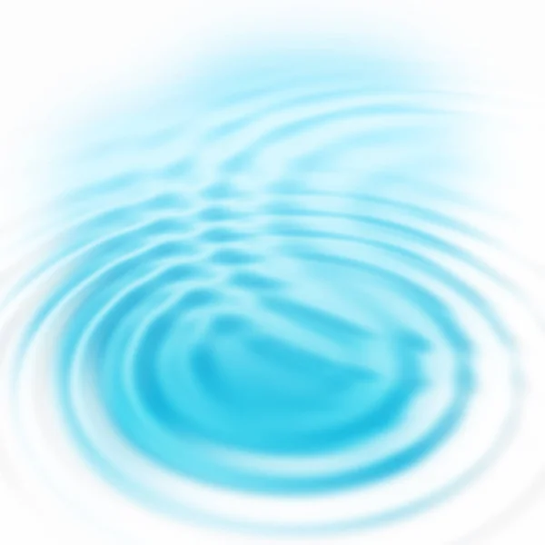 Abstract blue circular water ripples — Stock Photo, Image