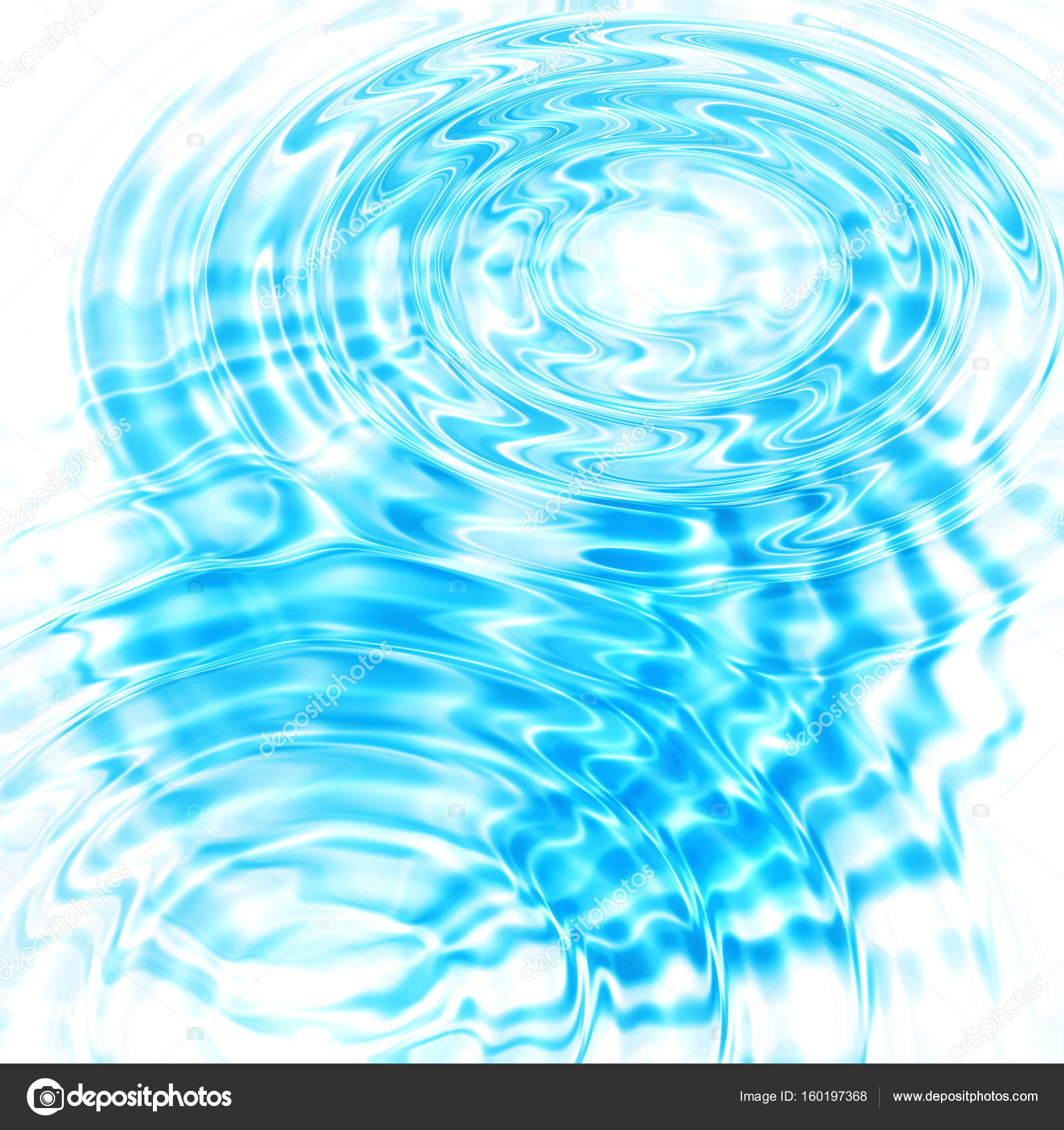 Abstract blue circular water ripples — Stock Photo © Dink101 #160197368