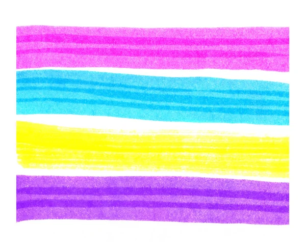 Çizgiler şeklinde dizayn için parlak renkli öğeleri — Stok fotoğraf