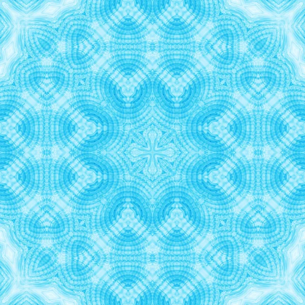 Modèle concentrique abstrait bleu — Photo