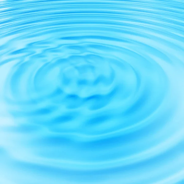 抽象的な青い水を波紋します。 — ストック写真