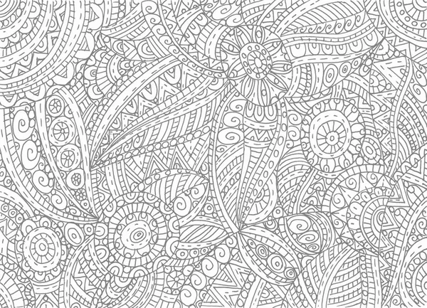 Abstract hand-drawn outline pattern — Stock Photo, Image