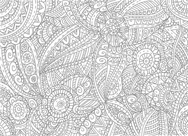 Abstract hand-drawn outline pattern