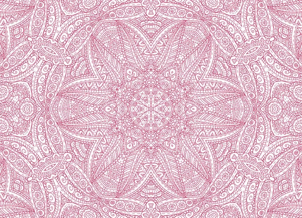 Abstracte concentrische overzicht roze patroon — Stockfoto