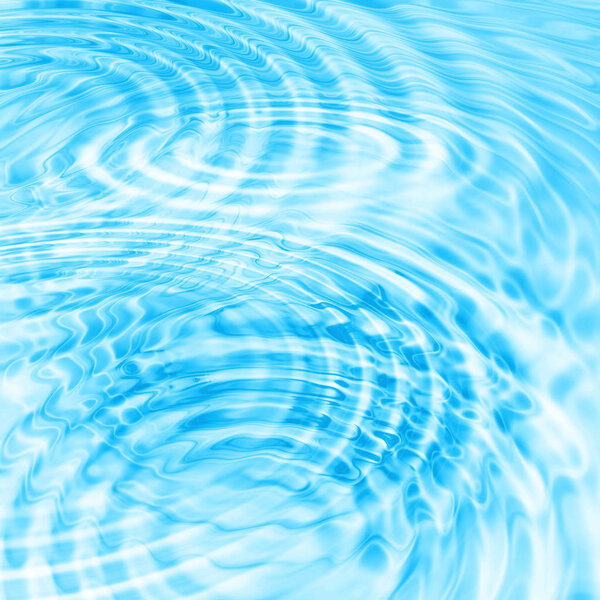 Abstract blue water ripples background