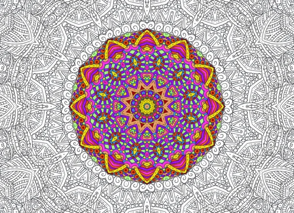 Yarım boyalı anahat desen 