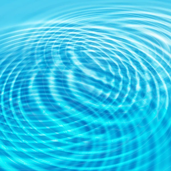 円の波紋と抽象的な水の背景 — ストック写真