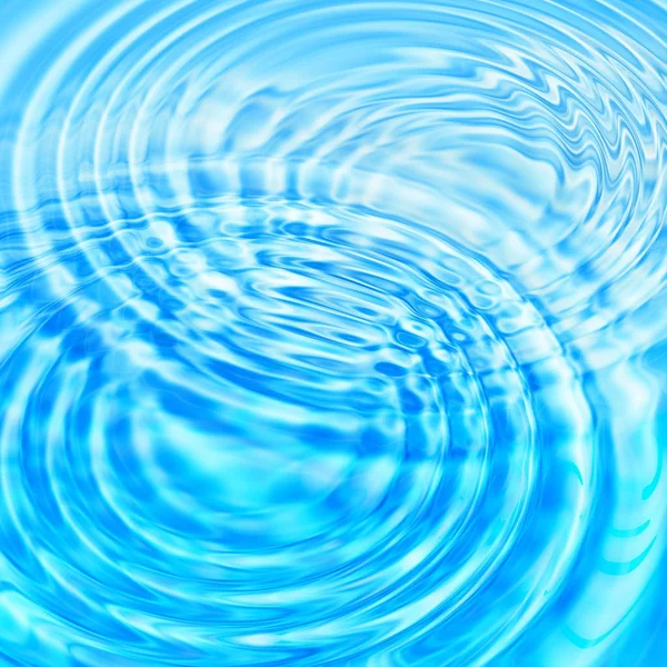 円の波紋と抽象的な水の背景 — ストック写真