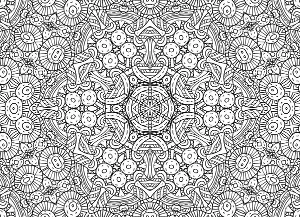 Абстрактный черно-белый концентрический концентрический рисунок — стоковое фото