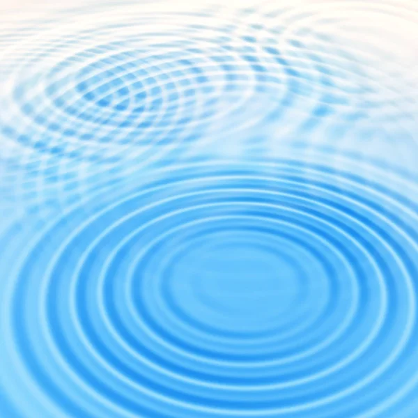 Water background with round crossing ripples — Stock Photo, Image