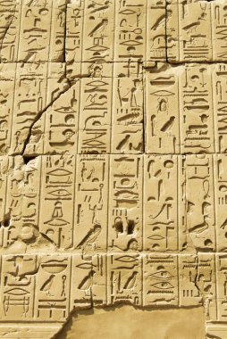 Antik Mısır hiyeroglif Karnak t taş oyma