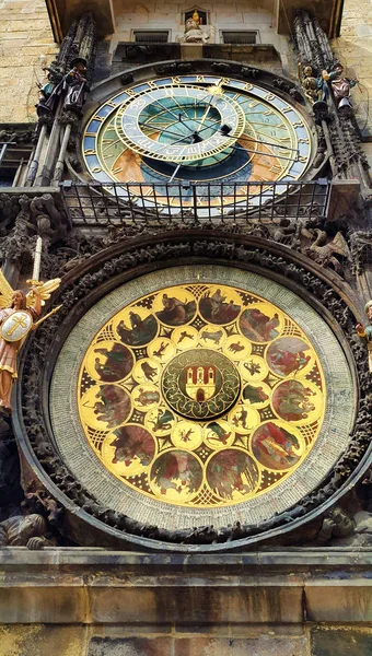 Old Town Hall Tower with Astronomical Clock in Prague — Stock Photo, Image