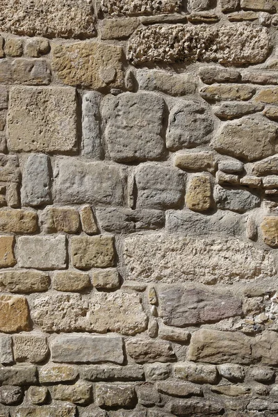 Bardzo stara kamienna ściana, Carcassonne, Francja — Zdjęcie stockowe
