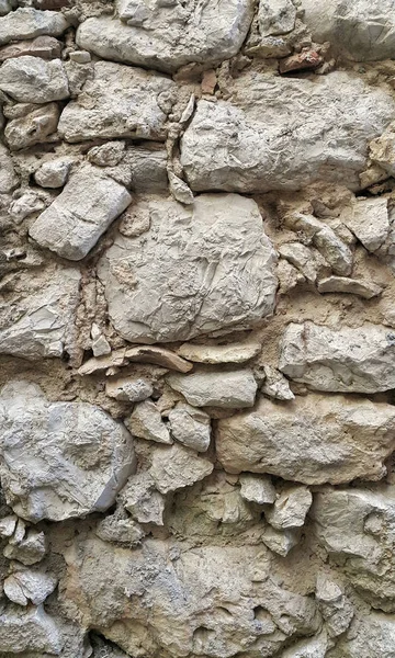 Zeer oude stenen muur textuur, architectonische achtergrond — Stockfoto