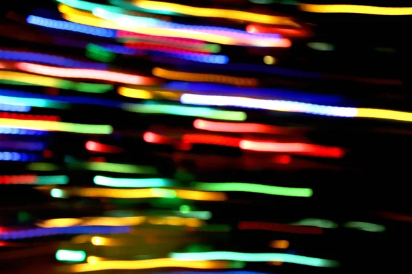 Abstrato fundo movimento brilhante com luzes embaçadas — Fotografia de Stock