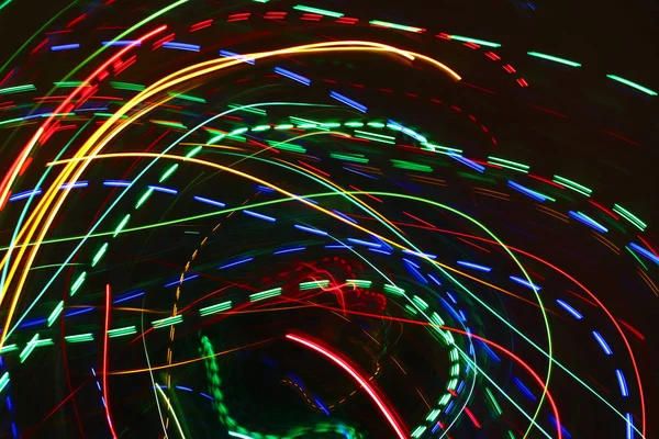 Fundo movimento colorido abstrato com luzes embaçadas — Fotografia de Stock