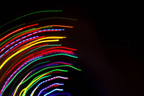 Astratto sfondo movimento colorato con luci sfocate — Foto Stock