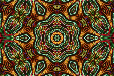 Parlak soyut renkli parlak desen