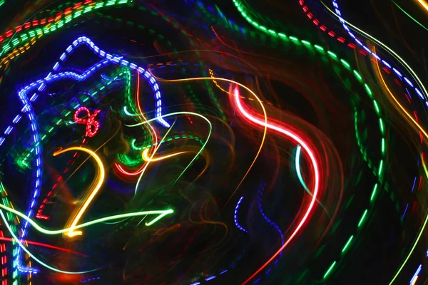 Absztrakt színes mozgás fények háttér — Stock Fotó