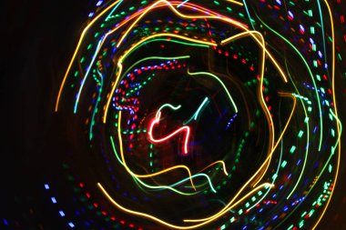 Soyut renkli hareket ışıkları arkaplanı