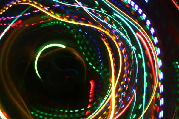 Abstract colorful motion background with blurred lights — Stock Photo, Image