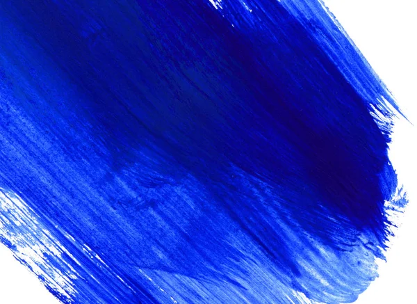 明るい青と白の描かれた塗料の背景 — ストック写真